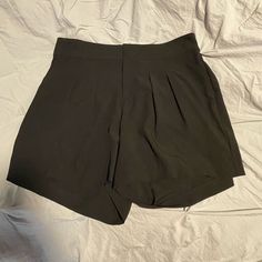 Torrid Black Dress Shorts Torrid Size 16 Never Worn No Tags Elegant Formal Black Shorts, Elegant Black Formal Shorts, Black High-waisted Shorts For Formal Occasions, Black Short Skort For Work, Fitted Black Mini Length Shorts, Short Pleated Bottoms For Night Out, Black Short Skort For Night Out, Casual Pleated Shorts For Night Out, Black Skort With Short Inseam For Work