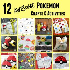 twelve awesome pokemon crafts and activities for kids