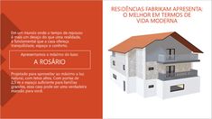 a brochure with an image of a house