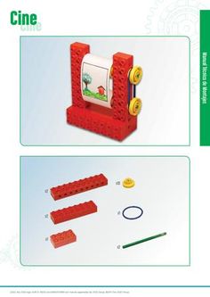 the instructions for making a lego machine