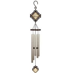 a wind chime hanging from the ceiling