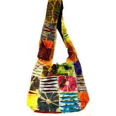 India Boutique Tote Crossbody Handbag Bag Measures 15 1/2" Across X 14" Tall Inside Shoulder Strap Measures 22 1/2" Loop, Measured From The Top Of The Bag To The Top Of The Loop Button Close Top Zipper Front Pocket 6" Wide X 8 1/2" Deep Colorful Tassel And Bead Zipper Pull Black Inside Strap Has Hook & Loop Closure Pocket 4" X 5 1/2" Casual Multicolor Square Hobo Bag, Trendy Multicolor Patchwork Shoulder Bag, Trendy Tote Bag For Festivals, Casual Multicolor Patchwork Hobo Bag, Multicolor Cotton Hobo Shoulder Bag, Multicolor Cotton Hobo Bag For Travel, Summer Travel Shoulder Bag With Patchwork, Summer Travel Bag With Patchwork, Summer Multicolor Patchwork Bag