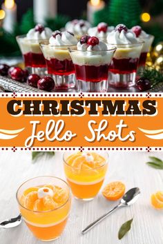 Liven up your party with these fun Christmas Jello shots! From Grinch to Santa hat to Christmas cookie, each festive shot is tastier than the last. Jolly Rancher Jello, Holiday Jello Shots, Christmas Jello, Best Jello Shots, Strawberry Santas, Cranberry Jello, Christmas Jello Shots, Layered Jello, Jell O Shots