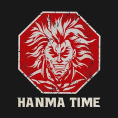 a red and white stop sign with the words hanna time on it