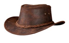 Men and Women Brown Genuine Leather Cowboy Western Hat | eBay Outback Hat Men, Australian Cowboy Hat, Australian Hats, Cowboy Attire, Red Cowboy Hat, Black Leather Hat, Leather Top Hat, Brown Cowboy Hat, Hats For Big Heads