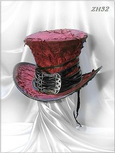 Fantasy Hat, Bat Hat, Foam Wigs, Helmet Concept, Steampunk Top Hat, Medieval Gothic, Steampunk Hat, Mini Top Hat, Top Hats