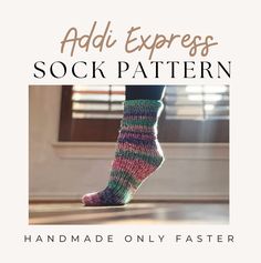 "Knitting enthusiasts, rejoice! Elevate your sock game effortlessly with our versatile Addi Express knitting machine sock pattern. Perfect for both beginners and seasoned knitters, this pattern offers seamless creation in two sizes and an array of top options, ensuring you craft the perfect socks every time. Features: 🔹 Two Sizes: This pattern accommodates different lengths, catering to adults and children will be added shortly.  🔹 Four Top Options: Select from four distinct top styles, allowing you to personalize your socks to suit various preferences and occasions. 🔹 Easy-to-Follow Instructions: Clear, step-by-step guidance makes knitting a breeze, even for beginners using the Addi Express machine. 🔹 Versatile Design: Create socks for yourself, loved ones, or even start your own line Addi Machine, Socks Crochet, Addi Express, Seamless Socks, Handmade Socks, Four Tops, Machine Pattern, Pattern Simple, Pattern Knitting