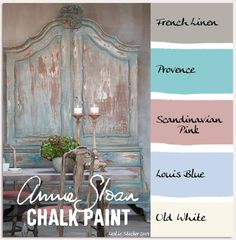 the color scheme for annie sloan's chalk paint