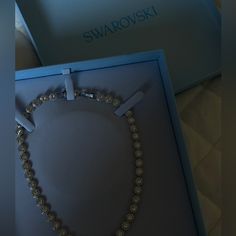 Brand New, Never Worn, Comes With Box. If You Would Like I Can Email Receipt! Price Is Not Negotiable Like I Said It’s Brand New! Swarovski Jewelry, Tennis Necklace, Womens Jewelry Necklace, Jewelry Necklaces, Women Jewelry, Women Shopping, Silver, Color