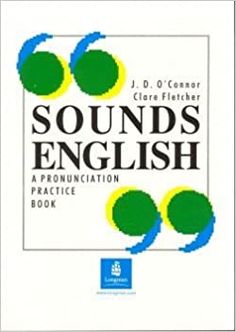 the book cover for sounds english