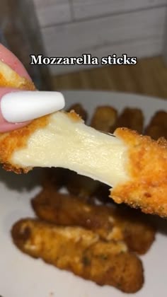 This contains: Cheesy Mozzarella Sticks