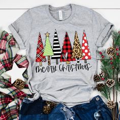 Christmas Long Sleeve Shirts, Holiday Hoodies, Matching Christmas Shirts, Christmas T Shirt Design, Christmas Gifts For Wife, Christmas Tree Shirt