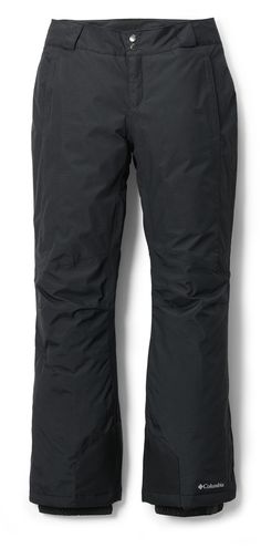 Waterproof  breathable and insulated  the women's Columbia Bugaboo II snow pants work to keep you dry and warm on fresh powder days and bluebird days alike. Snow Pants Women's, Womens Snow Pants, M Image, Downhill Skiing, Ski Pants, Snow Pants, Black Xs, Rei Co-op, Bluebird