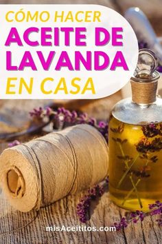 El aceite esencial de lavanda es uno mejores aceites esenciales gracias a sus propiedades curativas, terapéuticas y de cuidado de la piel y el cabello. Este aceite te servirá para preparar perfumes, usar en difusores, en aromaterapia o hacer recetas de belleza DIY y remedios caseros. Te enseño cómo hacer aceite de lavanda en casa con dos sencillos métodos. #comohaceraceitedelavanda #comohaceraceiteesencialdelavanda #beneficiosdelaceitedelavanda Lavender Oil Diy, Homemade Lavender Oil, Make Lavender Oil, Diy Perfumes, Lavender Benefits, Diy Essentials, Diy Beauty Recipes, Aroma Oil