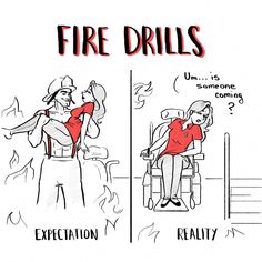 thedisabledlife - Posts tagged comics Disabled Art, Wheelchair Art, Deep Conversation Topics, Expectation Reality, Fire Drill, In His Arms, Assistive Devices