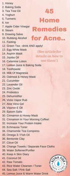 45 Home Remedies For Acne - ALL the best ways to treat acne at home Check more at https://ski... Doterra Acne, Gesicht Mapping, Acne Home Remedies, Apple Cider Vinegar Remedies, Diet Hacks, Remedies For Acne, Diy Masks, Skin Care Routine For 20s, Diy Acne