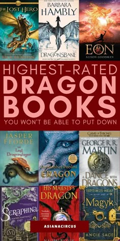 the cover of high - rated dragon books you won't be able to put down