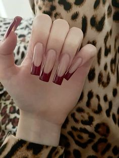 Ruby Nails, Acrylic Nail Shapes, Colored Acrylic Nails, Glow Nails, Pretty Gel Nails, Red Nail, Fire Nails, Dream Nails, Chic Nails