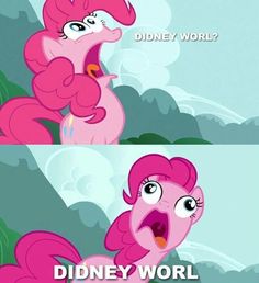 the pinkie pony has an angry look on it's face and says, did they