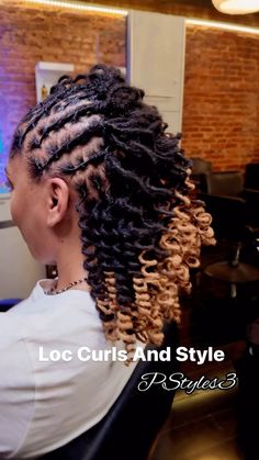 DMV LOCTICIAN / Pstyles | 🎋❤️ Loc Curls and Style by @pstyles3 Comment BELOW and FOLLOW 😘😘 📦Order Products: www.shoppstyles.com ✈️Travel Dates: NYC 05/05/24 ☎️... | Instagram Locs Curls Styles, Loc Curls, Loc Hairstyles, Beautiful Locs, Starter Locs, Curl Styles, Hair Crush