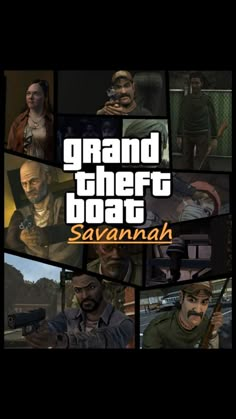 the cover art for gta saawanah, which is featured in an image with many