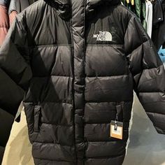 Shop Women's The North Face Black Size Various Puffers at a discounted price at Poshmark. Description: features 100% recycled 700-fill down insulation, a water-repellent finish and parka length design (for extra coverage).. Sold by resaleco. Fast delivery, full service customer support. Black North Face, The North Face, Women Shopping, Black