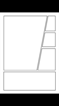 a black and white drawing of a book shelf with two shelves on each side, one is