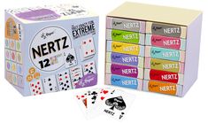 the nertz card game is in its box