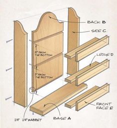 woodworking plans for a bookcase