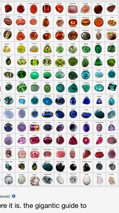 Cool Gemstones, Jem Stones, Gemstone Shapes, Types Of Rocks, Different Gemstones, Types Of Gems, Gem Names, Gemstone List