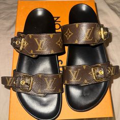 Serious Inquiries Only Price Is Non Negotiable. Proof Of Purchase Is Attached For Authenticity Louis Vuitton Shoes, Authentic Louis Vuitton, Women's Shoes Sandals, Shoes Sandals, Louis Vuitton, Women Shoes, Sandals, Color