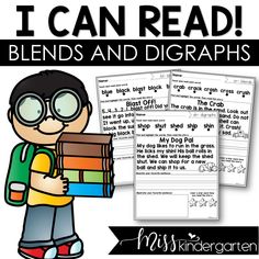 i can read blends and diggraphs for reading