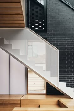 Earl Street By Bloxas – Project Feature – The Local Project Image 03 Hot Desking, Kitchen Appliances Design, Solid Brick, Stairway Design, Facade Lighting, Staircase Railings, The Local Project, Street House, Modern Staircase