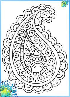 an intricately designed coloring page for adults