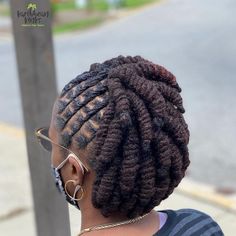 Loc Knots, Natural Hair Salon, Loc Updo, Natural Hair Salons, Faux Locs Hairstyles