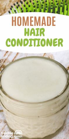 Hair Conditioner Recipe, Homemade Hair Conditioner, Diy Hair Conditioner, Diy Shampoo Recipe, Natural Hair Recipes, Homemade Conditioner, Diy Conditioner, Dollar Diy