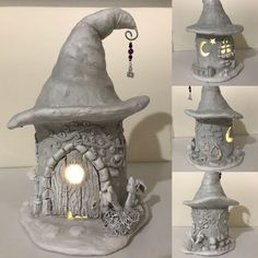 this is an image of a wizard's house made out of clay