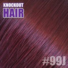 Halo Hair Extensions 20 Plum 99J Human No by KOHairExtensions Tape In Hair Extensions, Human Hair Extensions, My Hair, Plum