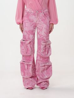 Jeans BLUMARINE Woman color Pink Blumarine Pants, Blumarine Jeans, Blumarine Butterfly, Blumarine Pink Belt, Jeans For Woman, Blumarine Ss04, Blugirl Blumarine, Rose Jeans, Jeans Woman