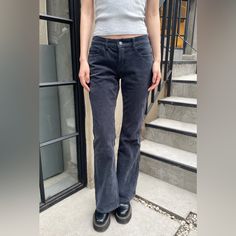 New Without Tags. Low Rise. So Cute But They Don’t Fit Me Anymore. 98% Cotton, 2% Elastane. Waist Height: 9"(23cm), Inner Seam: 31.5"(80cm), Waist Circumference: 28.3"(72cm). Casual Corduroy Flare Jeans, Trendy Mid-rise Corduroy Bottoms, Fitted Mid-rise Corduroy Jeans, Casual Mid-rise Corduroy Jeans, Casual Mid-rise Corduroy Bottoms, Navy Corduroy Pants, Brandy Melville Pants, Waist Circumference, Pants Color