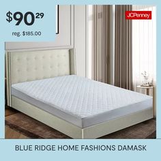 the blue ridge home fashions damask mattress is $ 90 99