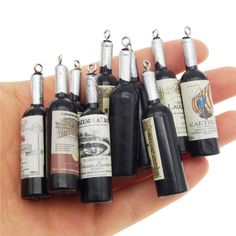 PRICES MAY VARY. Come with 10 pcs vintage style wine bottles charms,we send in random,patterns may not 100% match main pic,but style are the same kind,made of resin,charm size about 52x11x11mm(2x0.4x0.4 in) Usually we use as craft to make any kind of jewelry,widely used at handmade bracelets,earrings,necklaces,pendants,keychains and so on Ideals for arts crafts making,charms for diy jewelry making,also serve as wonderful gifts to your friends,family members or lovers Due to all dimensions are me Bottles Craft, Wine Cork Jewelry, Craft Earrings, Wine Bottle Charms, Random Patterns, Cork Jewelry, Wine Cork Art, Making Charms, Wine Bottle Tags