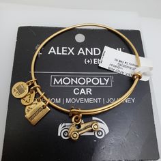 Brand New, Retired Style Bangle Gold, Alex And Ani, Gold Bangles, Monopoly, Womens Jewelry Bracelets, Gold Color, Bangles, Women Jewelry, Brand New