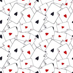 an image of playing cards with hearts on them