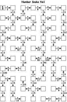 the number snake is not in this diagram, but it has two numbers on each side