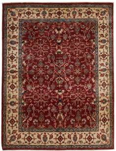 5x7 Burgundy and Ivory Anatolian Traditional Rug Handknotted Wool Vintage Design Turkish Rug Handmade Distressed Traditional, Floral Rug Details: Transport yourself to the rugged mountains and rich culture of Afghanistan with an authentic Ariana rug. These beautiful vintage rugs are handcrafted by skilled weavers in the region, using centuries-old techniques. Named after the ancient Greek province of Ariana, these rugs are renowned for their high-quality wool and intricate designs. The wool used Curio Collection, Rugged Mountains, Heriz Rug, Heriz Rugs, Persian Rugs, Traditional Rug, Intricate Designs, Floral Rug, Turkish Kilim Rugs