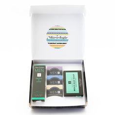 Men's Cologne (Full Size 5 mL) + Matching Bar Soap + 3 Cologne Samples in a stylish Gift Box Big Savings vs. Priced Individually! Retail Value: $39 Man Bars, Gift Box For Men, Men's Cologne, Mens Cologne, Mens Gift Sets, Mint Leaves, Holidays And Events, Bar Soap, Peppermint