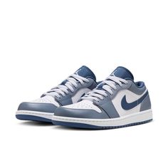 Jordan Retro 1 Low, Jordan 1 Blue, Air Jordan Low, Jordan Low, Dream Things, Light Exercise, Dog Kennels, Jordan Retro 1, All Nike Shoes