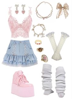 Gyaru Fashion, Yeah Yeah, Kawaii Fashion Outfits, 2000s Fashion Outfits, Swaggy Outfits, Pink Outfits, Really Cute Outfits, Kawaii Clothes, Clothes And Accessories