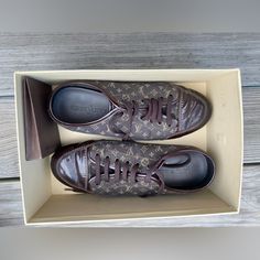 Louis Vuitton Sneakers In Size Uk 38 (Size Us 8) In The Color Brown Minor Scuff On Left Front Shoe. Refer To Pictures Posted Above. Offers Welcomed* Box Included* Louis Vuitton Sneakers, Shoes Louis Vuitton, Louis Vuitton Shoes, Womens Shoes Sneakers, Brown Color, Shoes Sneakers, Louis Vuitton, Women Shoes, Sneakers